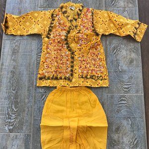 Diwali Infant Toddler Boys Indian Ethnic Dress - Worn Once